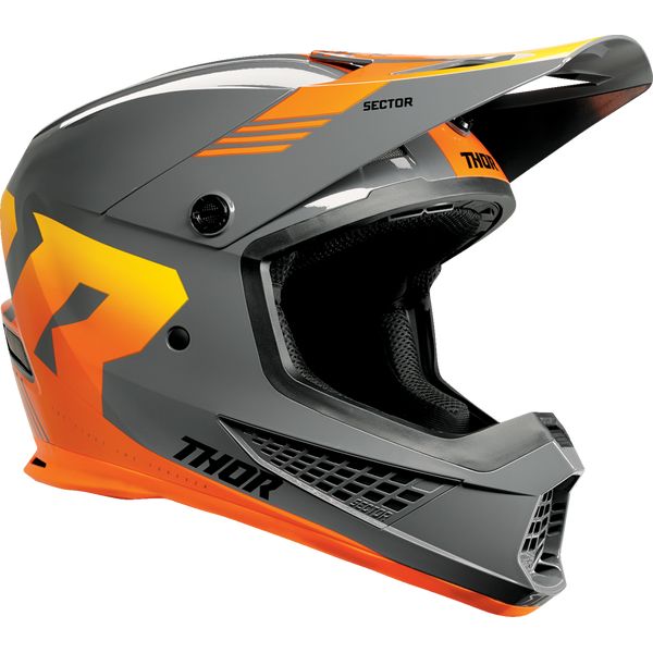  Thor Casca Moto MX/Enduro Sector 2 Carve Charcoal/Orange 24