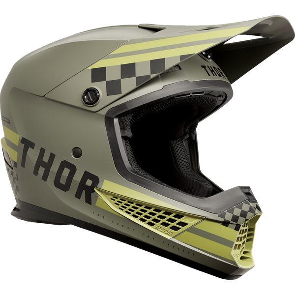 Casti Cross-Enduro Thor Casca Moto MX/Enduro Combat Army/Black 24