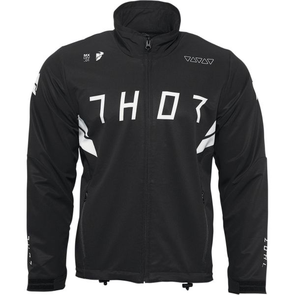  Thor Moto MX Jacket Warm Up Black/White
