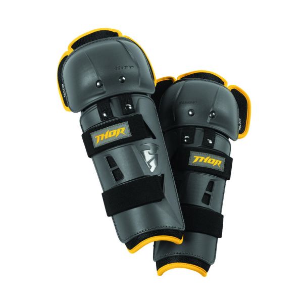  Thor YOUTH SECTOR GP KNEE GUARD CHARCOAL/YELLOW