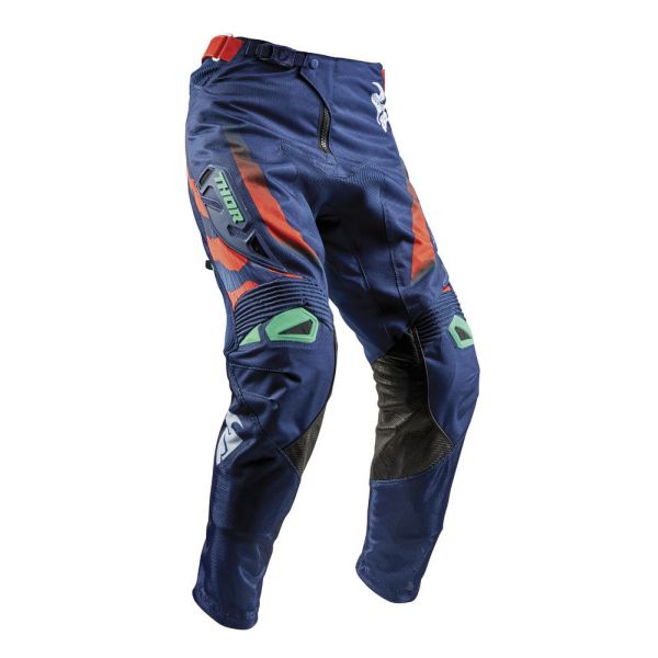 Pants MX-Enduro Thor Fuse Rampant Navy/Teal/Orange S8 Pants