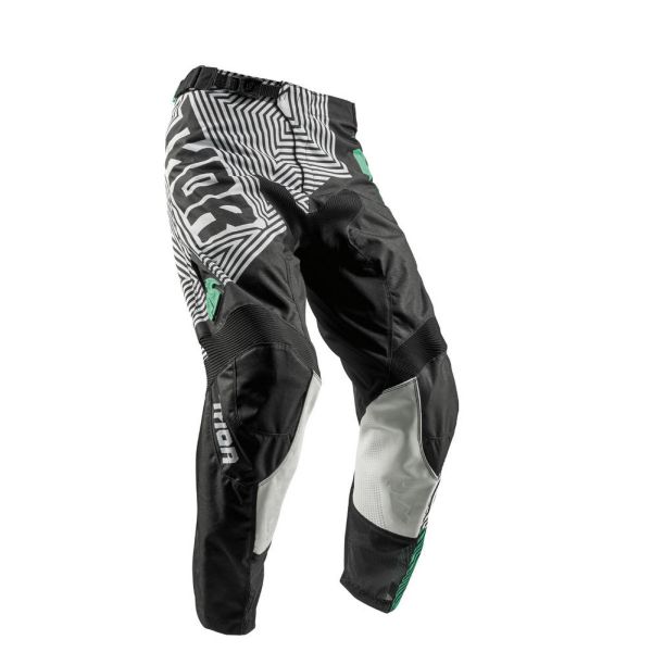 Pantaloni MX-Enduro Thor LICHIDARE STOC Pantaloni Pulse Geotec Black/Teal S8