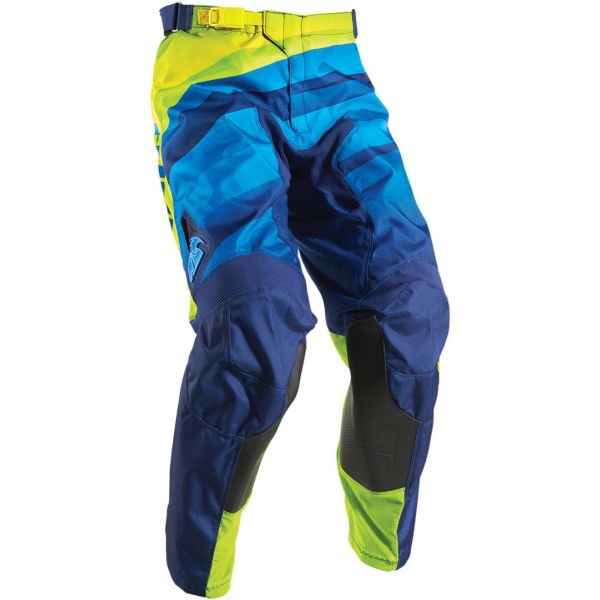 Pants MX-Enduro Thor S7 Pulse Velow Navy/Lime Pants