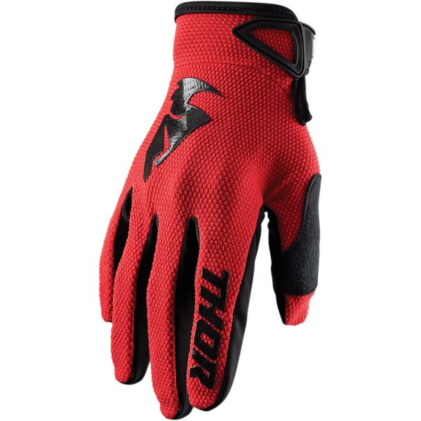 Kids Gloves MX-Enduro Thor Sector S20 Red Youth Gloves