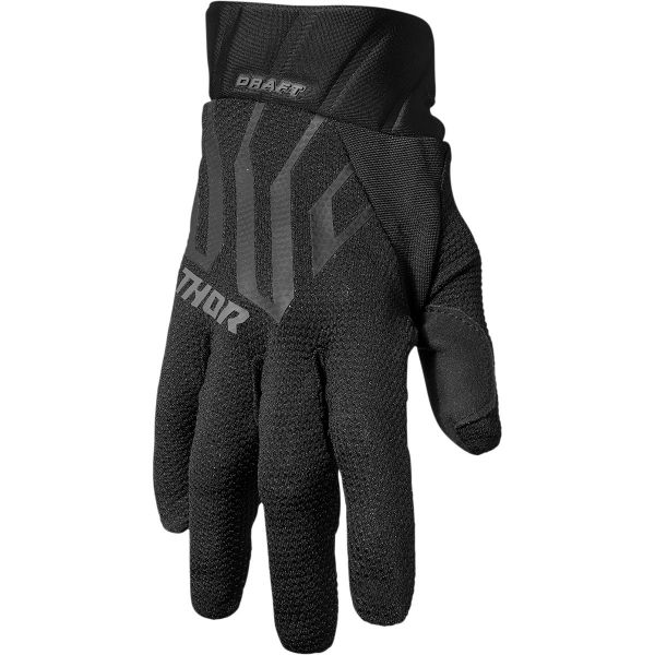 Gloves MX-Enduro Thor Manusi Moto MX Draft Black/Charcoal