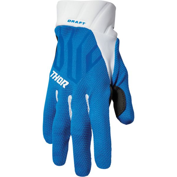 Gloves MX-Enduro Thor Manusi Moto MX Draft Blue/White