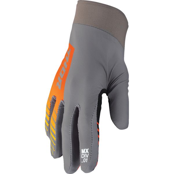 Gloves MX-Enduro Thor Moto MX/Enduro Gloves Agile Analog Charcoal/Orange 24
