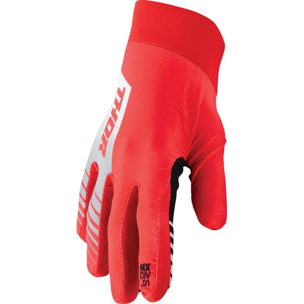 Gloves MX-Enduro Thor Moto MX/Enduro Gloves Agile Analog Red/White 24