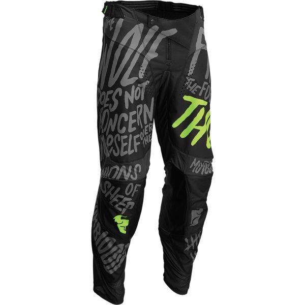 Pantaloni MX-Enduro Thor Pantaloni Enduro Pulse Counting Sheep Charcoal/Acid