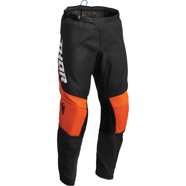 Pants MX-Enduro Thor Moto MX Pants Sector Chev Charcoal/Red Orange
