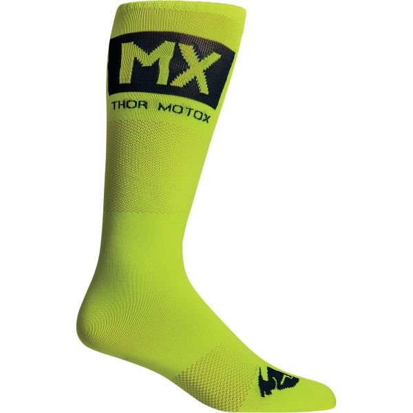 Kids Boots MX-Enduro Thor Youth Moto MX SocksCool Acid/Midnight