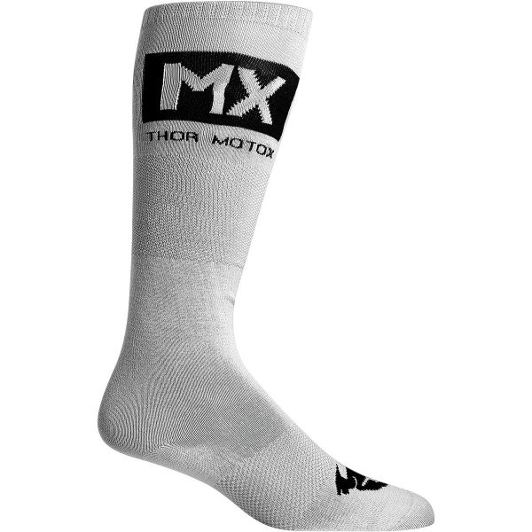  Thor Youth Moto MX SocksCool Gray/Black