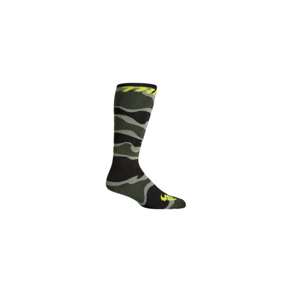 Kids Boots MX-Enduro Thor Youth Moto MX SocksMX Camo/Green/Acid