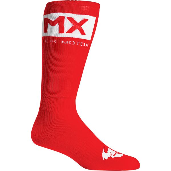  Thor Youth Moto MX SocksMX Red/White