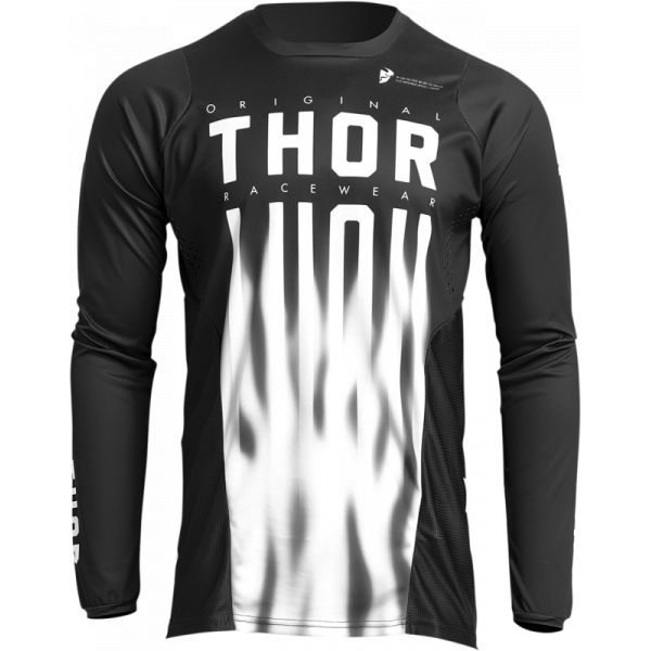  Thor Tricou Enduro Pulse Vapor Black/White
