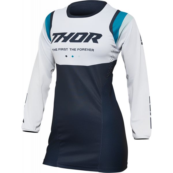  Thor Tricou Enduro Dama Pulse Rev Midnight Blue/White