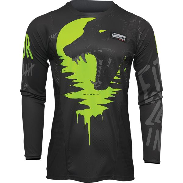 Tricouri MX-Enduro Thor Tricou Enduro Pulse Counting Sheep Acid/Charcoal