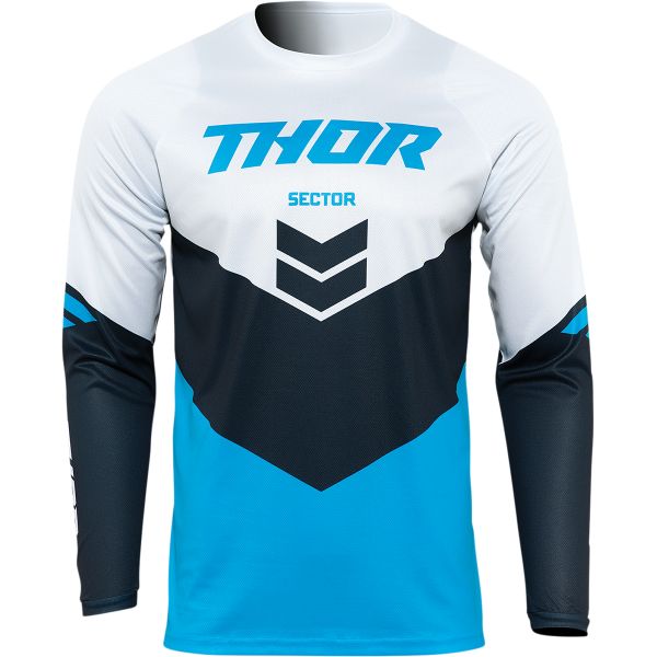  Thor Moto MX Jersey Sector Chev Blue/Midnight Blue