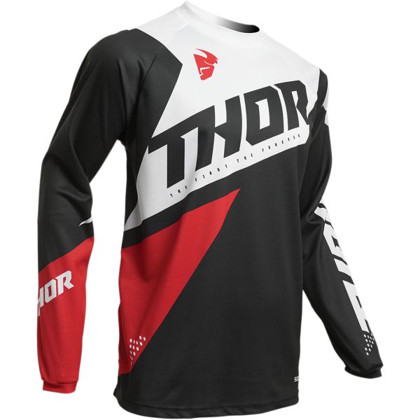 Jerseys MX-Enduro Thor Sector Blade S20 Charcoal/Red Jersey
