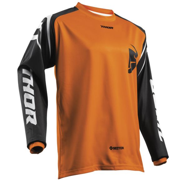 Kids Jerseys MX-Enduro Thor YOUTH SECTOR™ ZONES S8Y OFFROAD JERSEY ORANGE