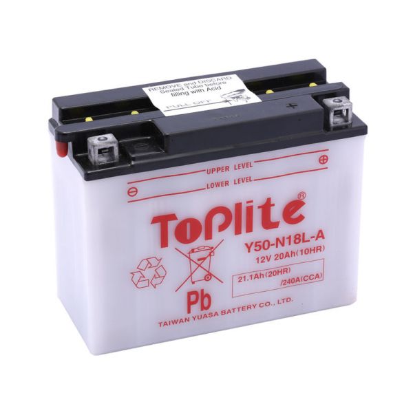 Maintenance Battery Yuasa Toplite Y50-N18L-A (CU INTR., NU INCL. ACID)