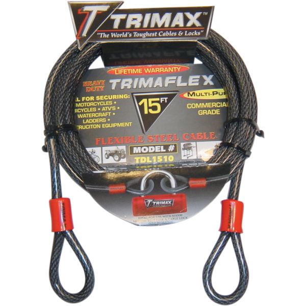  Trimax Antifurt Moto Cablu Trimaflex Max Braided Black TDL1510