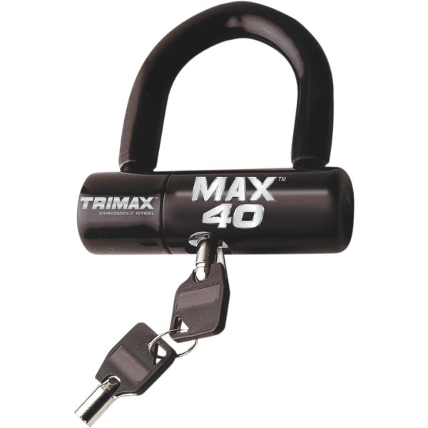  Trimax Antifurt Moto Disc Lacat Ultra-High-Security Black MAX40BK