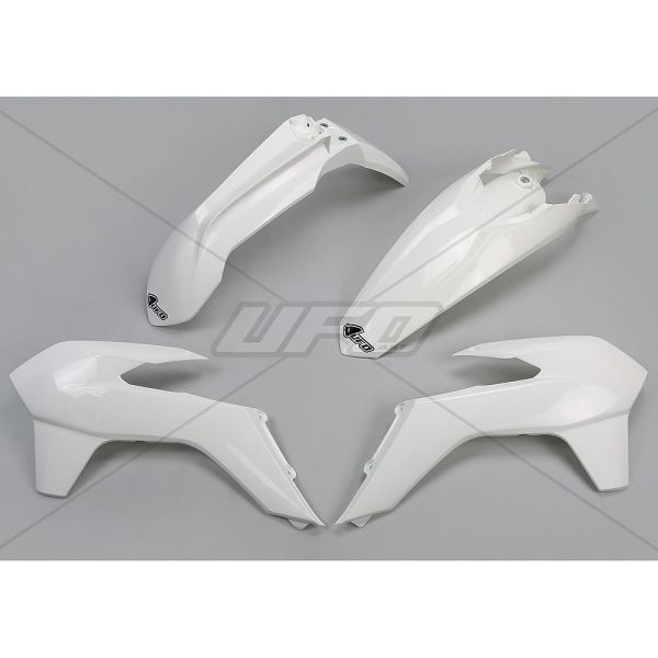  Ufo Kit Complet Plastice KTM EXC 2014-2016 White KTKIT516-047