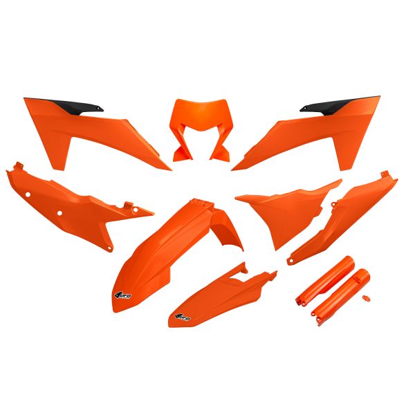 Plastice MX-Enduro Ufo Kit Complet Plastice KTM EXC/EXC-F 125-500 2024 Orange