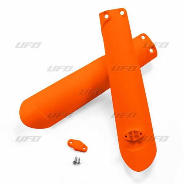 Plastics MX-Enduro Ufo KTM EXC 300 2016-2020 Orange Fluo KT04055-FFLU Fork Sliders