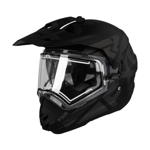  FXR Snowmobil Torque X Team Electric Shield Sun Shade Black OPS Helmet