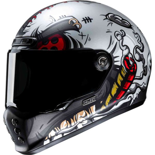  HJC Full-Face Moto Helmet Vatt V10 Grey 24
