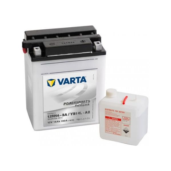 Maintenance Battery Varta Moto Battery 12V 14Ah 135X90X167Mm Yb14L-A2