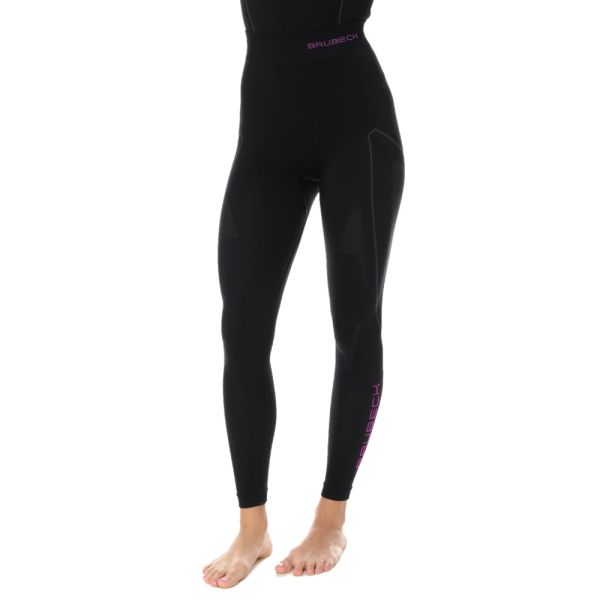 Imbracaminte Moto Function Brubeck Pantaloni Termici Dama Black/Pink BRLE11870A