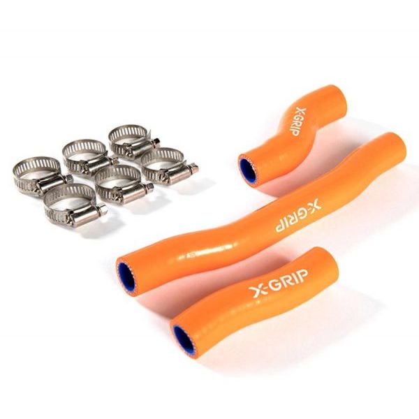  X-Grip SILICONE RADIATOR HOSE KTM/Husq 2020 - Orange