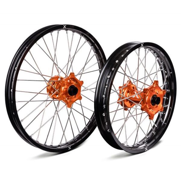 Wheels and Rims X-Grip KTM/Husqvarna XG-1780-KH Black/Orange Front+Rear Wheel