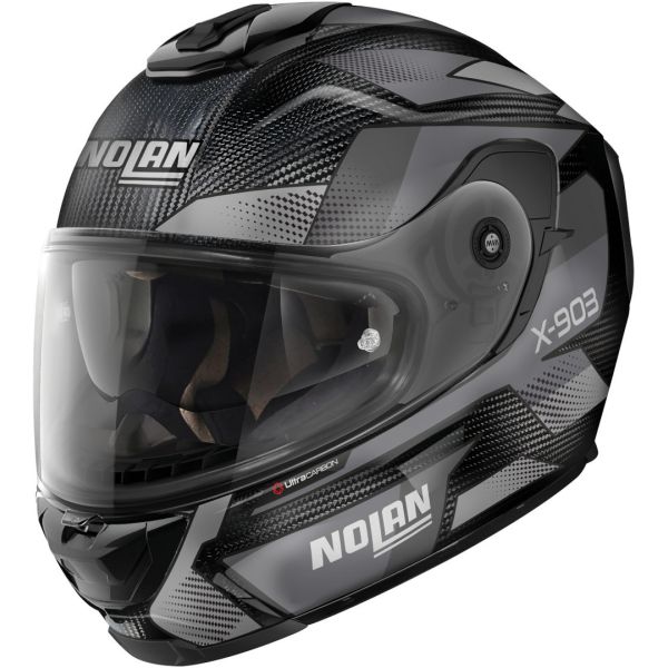 Full face helmets Nolan Full-Face Moto Helmet X-903 Ultra Carbon Highspeed N-Com Flat Carbon Anthracite 24