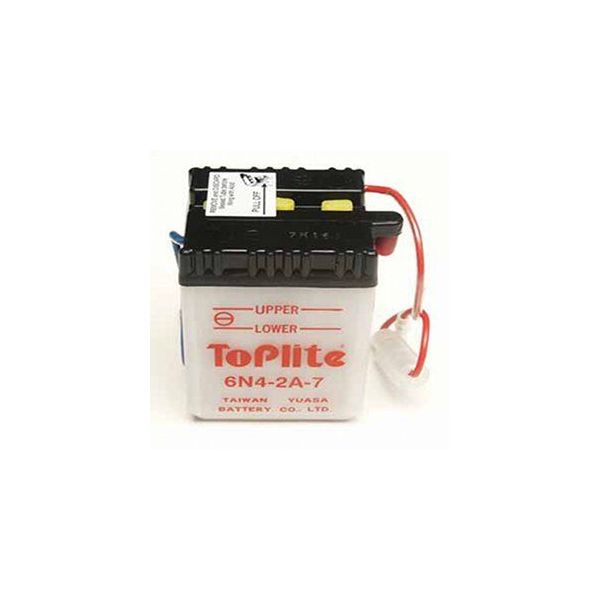 Maintenance Battery Yuasa Toplite 6N4-2A-7 (CU INTR., NU INCL. ACID)