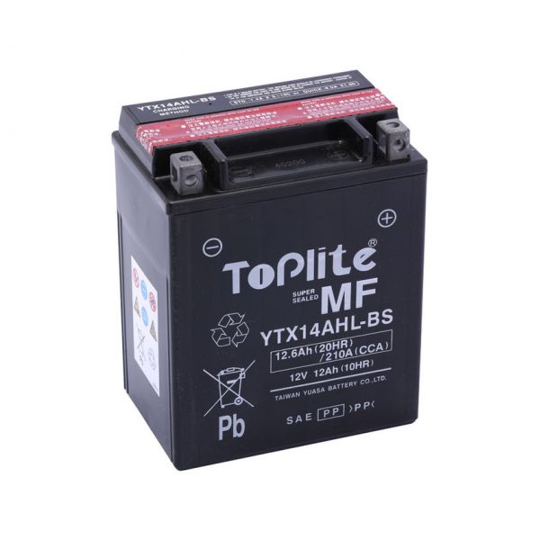 Maintenance Free Battery Yuasa Toplite TOPLITE YUASA - YTX14AHL-BS (FARA INTR., INCL. ACID)