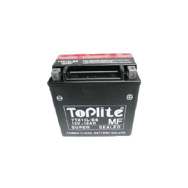 Maintenance Free Battery Yuasa Toplite TOPLITE YUASA - YTX14L-BS (FARA INTR., INCL. ACID)