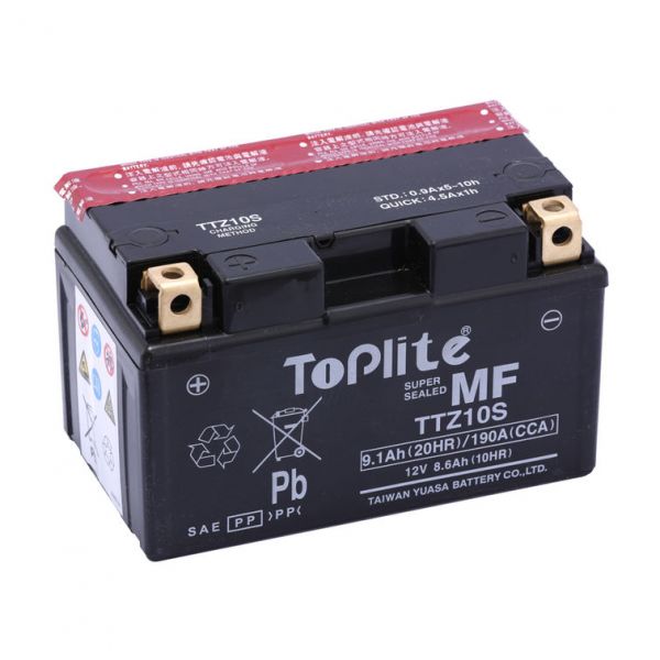 Gel Batteryes Yuasa Toplite TTZ10S = YTZ10S (CU GEL, INCL. ACID)