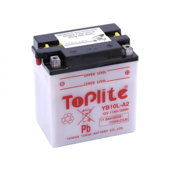 Maintenance Battery Yuasa Toplite YB10L-A2 (CU INTR., NU INCL. ACID)