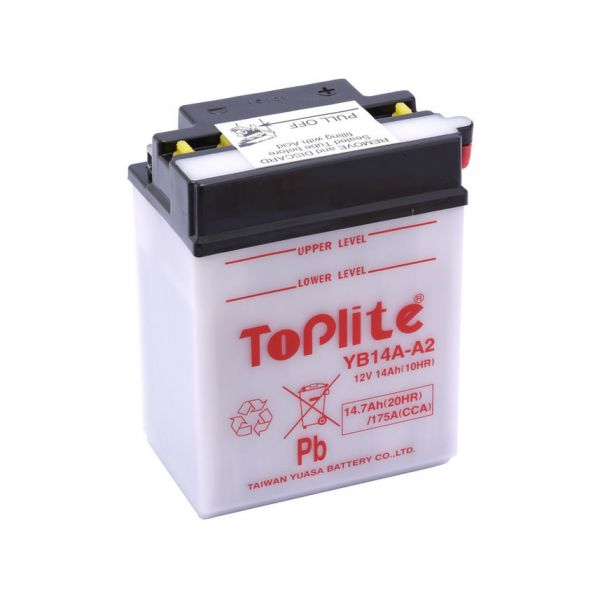 Maintenance Battery Yuasa Toplite YB14A-A2 (CU INTR., NU INCL. ACID)