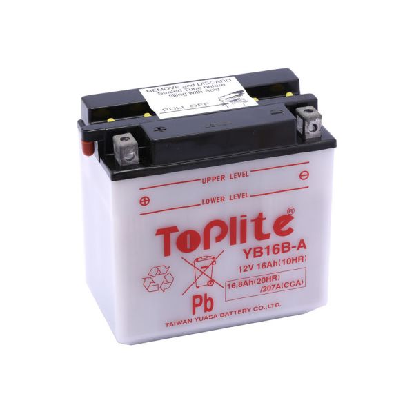 Maintenance Battery Yuasa Toplite YB16B-A (CU INTR., NU INCL. ACID)