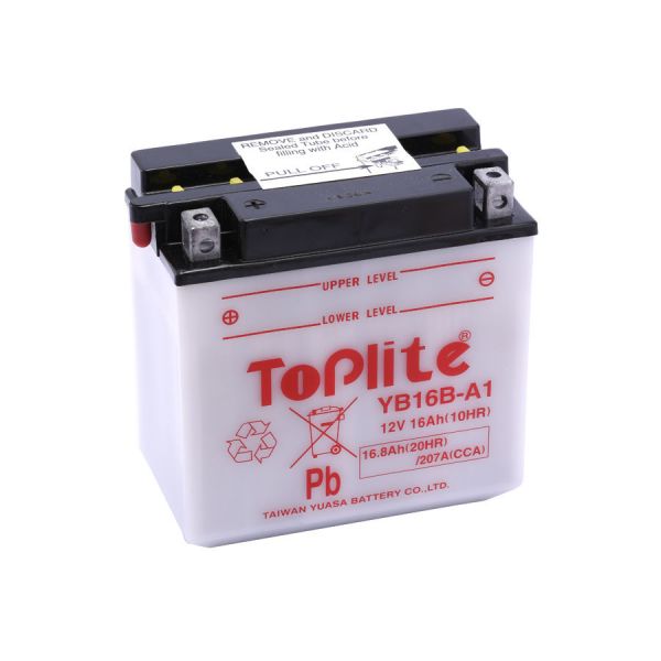 Maintenance Battery Yuasa Toplite YB16B-A1 (CU INTR., NU INCL. ACID)