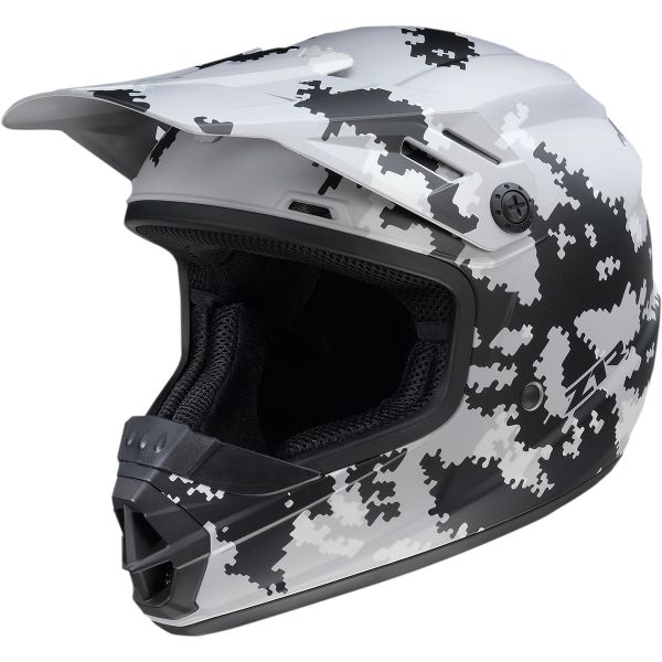  Z1R Helmet Enduro Youth Rise Camo 2 Gray