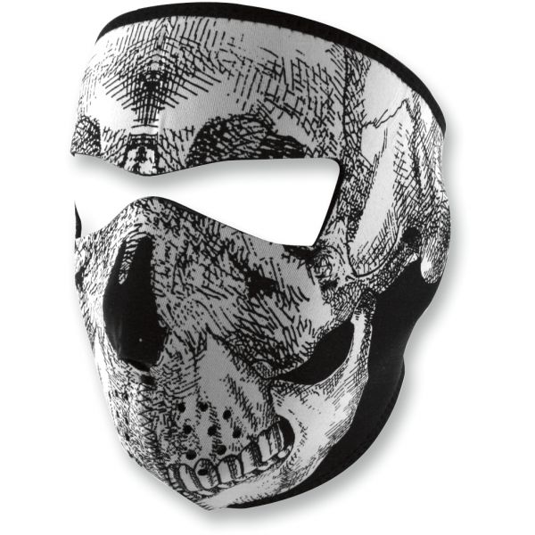  ZanHeadGear Masca Fata Full Face Skull One Size Wnfm002