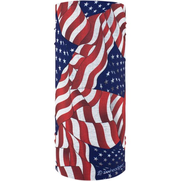  ZanHeadGear Protectie Gat Tip Tub Wavy American Flag All Weather One Size T265