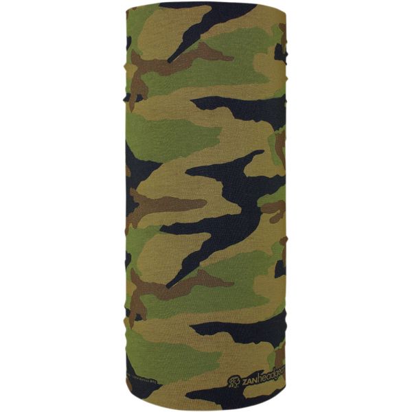 Cagule si Termice ZanHeadGear Protectie Gat Tip Tub Woodland Camo All Weather One Size T118
