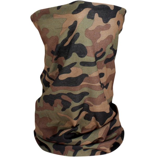  ZanHeadGear Protectie Gat Tip Tub Woodland Camo Fleece Lined One Size Tf118hv